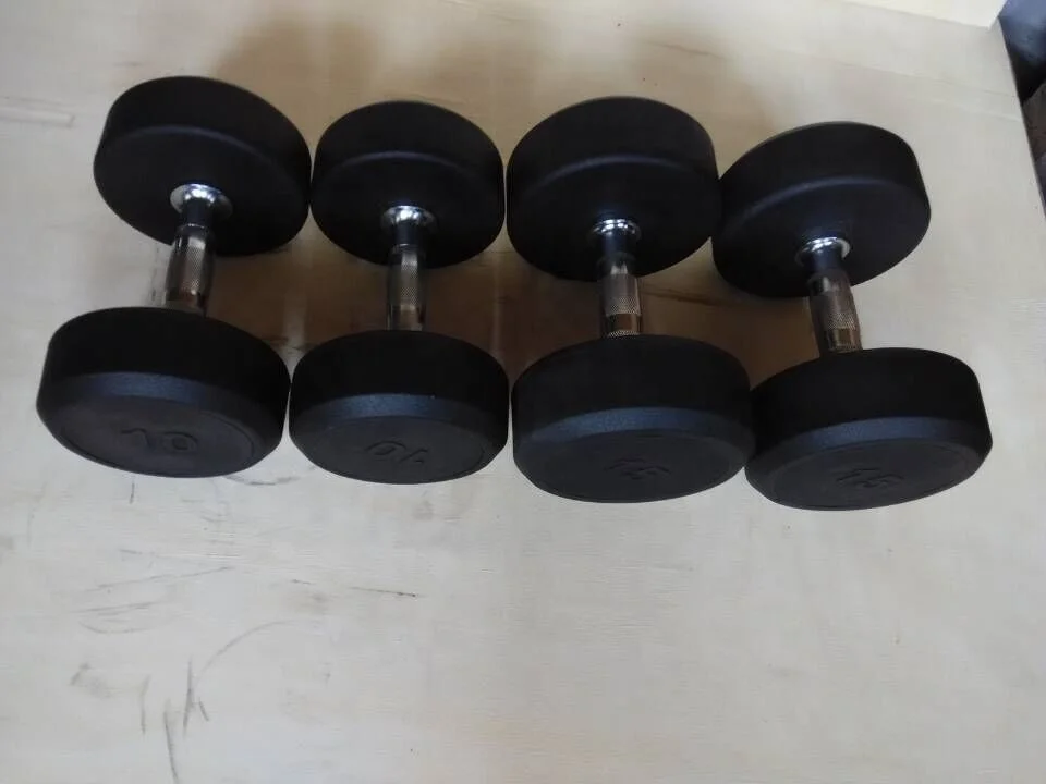 Round Rubber Dumbbell AM02