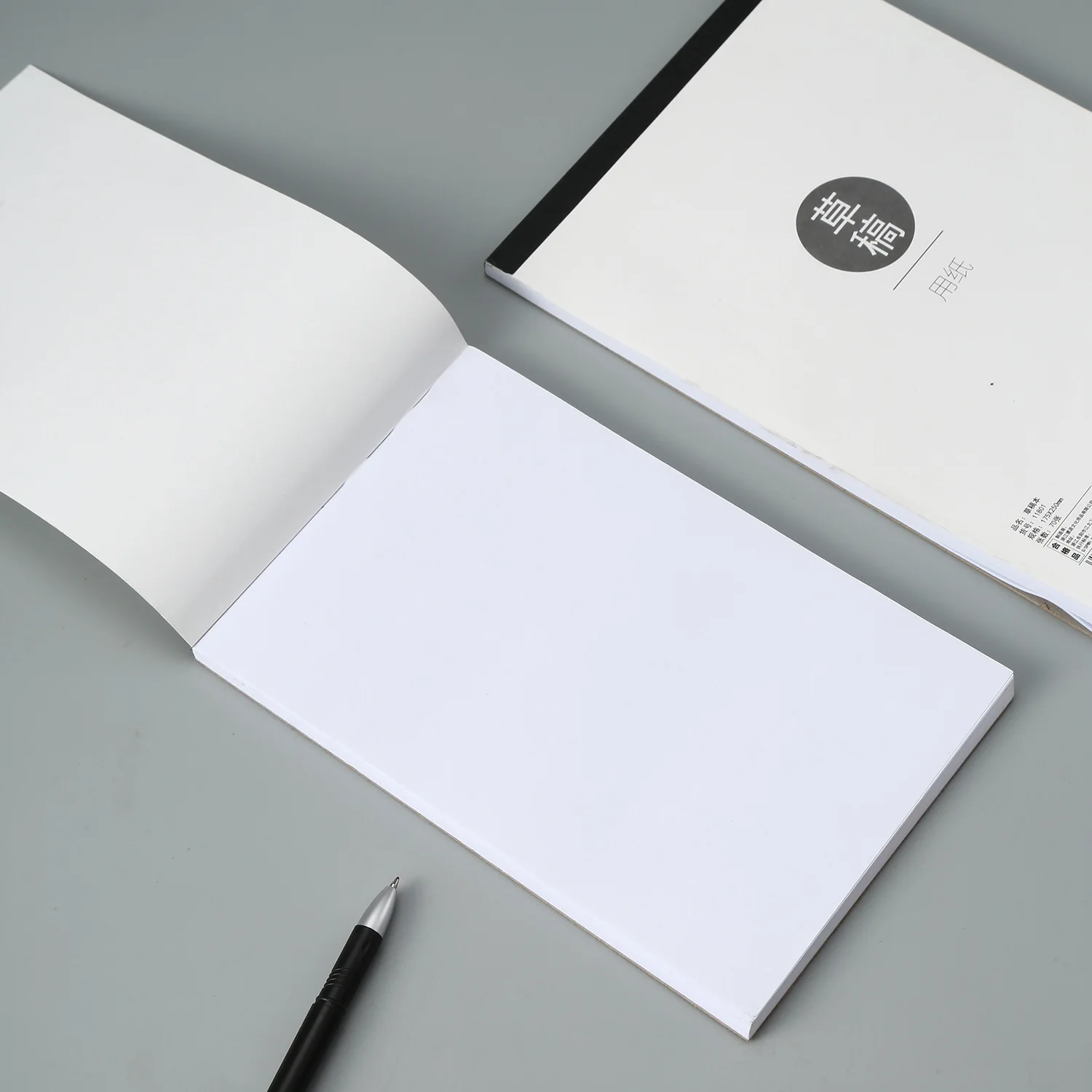 Simple Thickened A3 Spiral Note Book Student Exercise and Business Draft Thermal Binding Paper Cover Manufacturer Direct