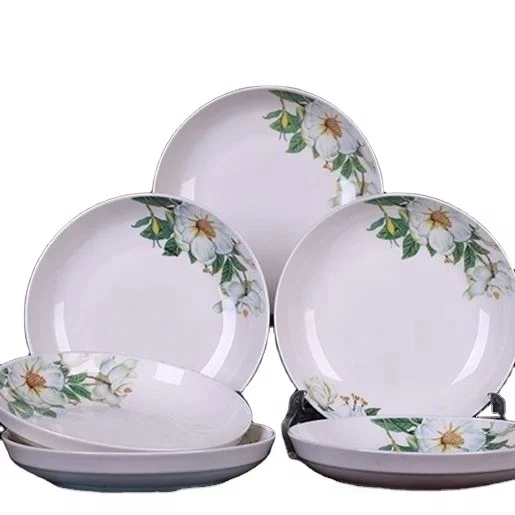 Wholesale 20 pcs Ceramic Dinner Set Porcelain bowls plates spoon