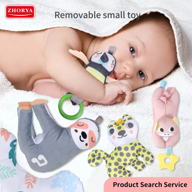 Zhorya hot product 0 6 12 month ocean balls crawling cotton soft baby gym activity carpet play mat playmats for kids baby