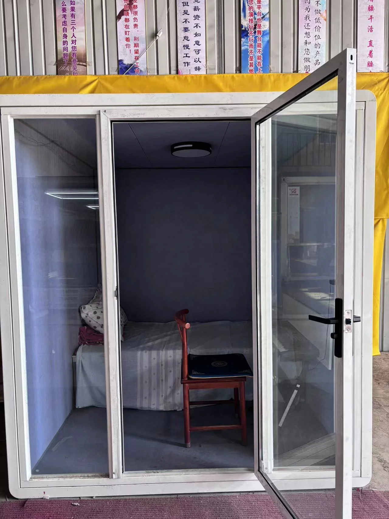 High Quality Custom Modular Steel Container Prefabricated Silent Cabin for Residential Office Workshop Use Made with Steel Frame
