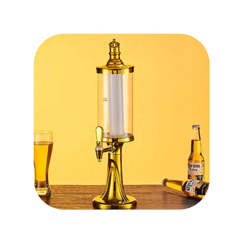 Family party beer fondue buffet water Dispenser Affordable Table cold Drink Beer Tower Juice Dispenser Custom Juice Tower