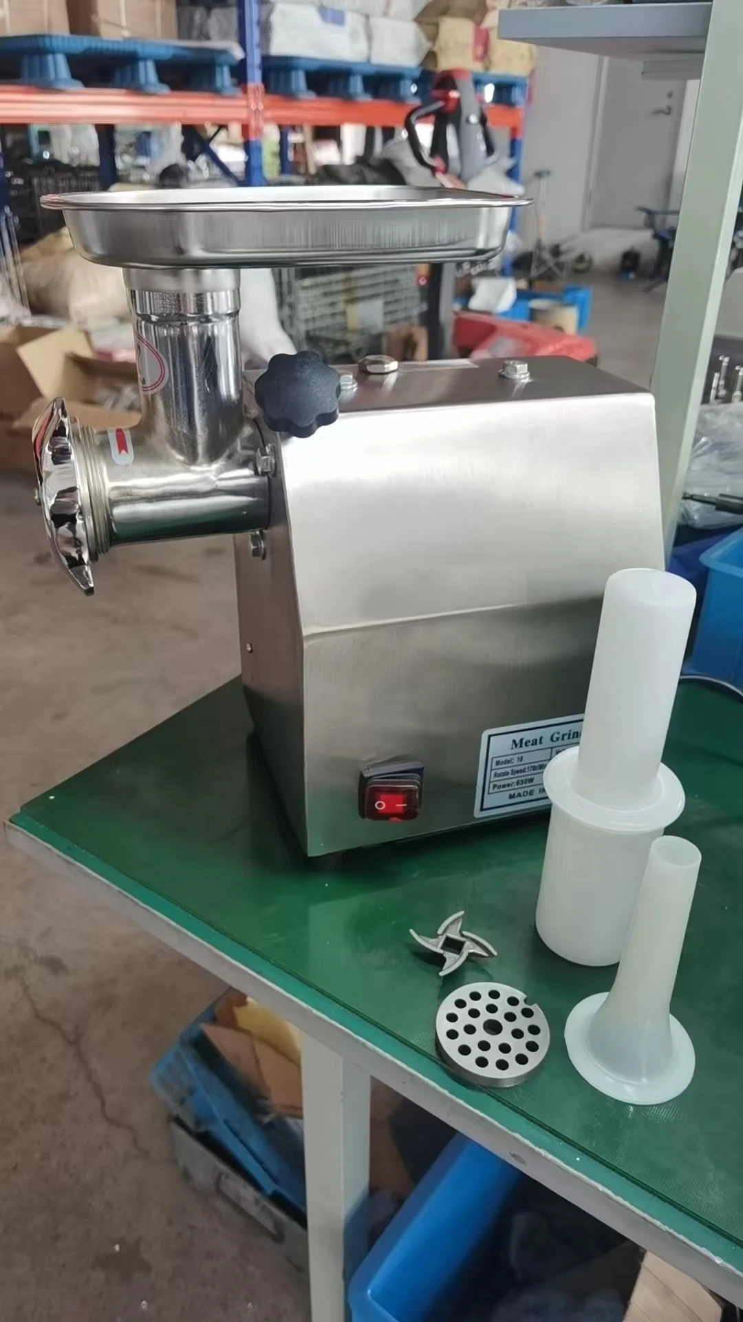 12 manual meat slicer stainless steel Electric Meat Grinder Used for Home