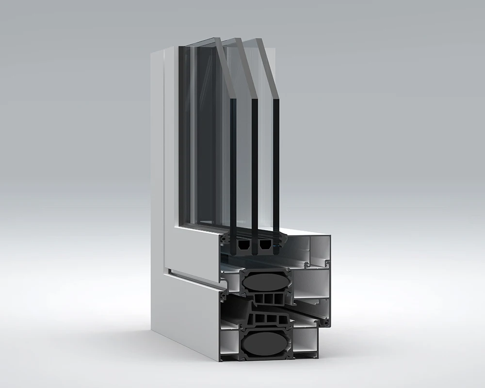 New Product Ideas Tempered Low-e Glass to Glass Aluminum Extruded Profile Frame Fixed Picture Corner Windows