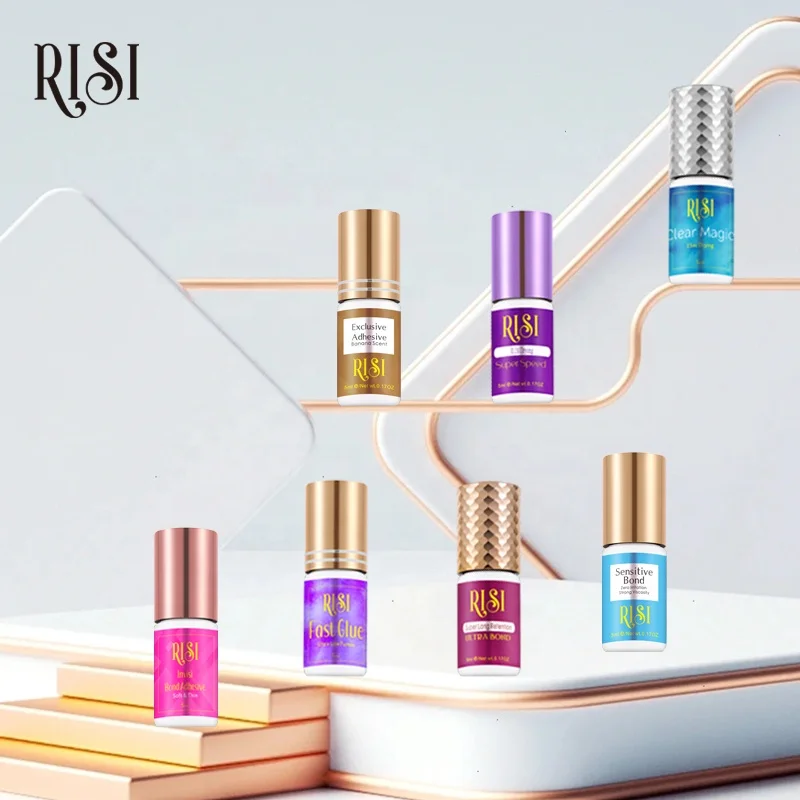 Клей для наращивания ресниц RISI частная торговая марка клей сильное склеивание до 8-10 недель