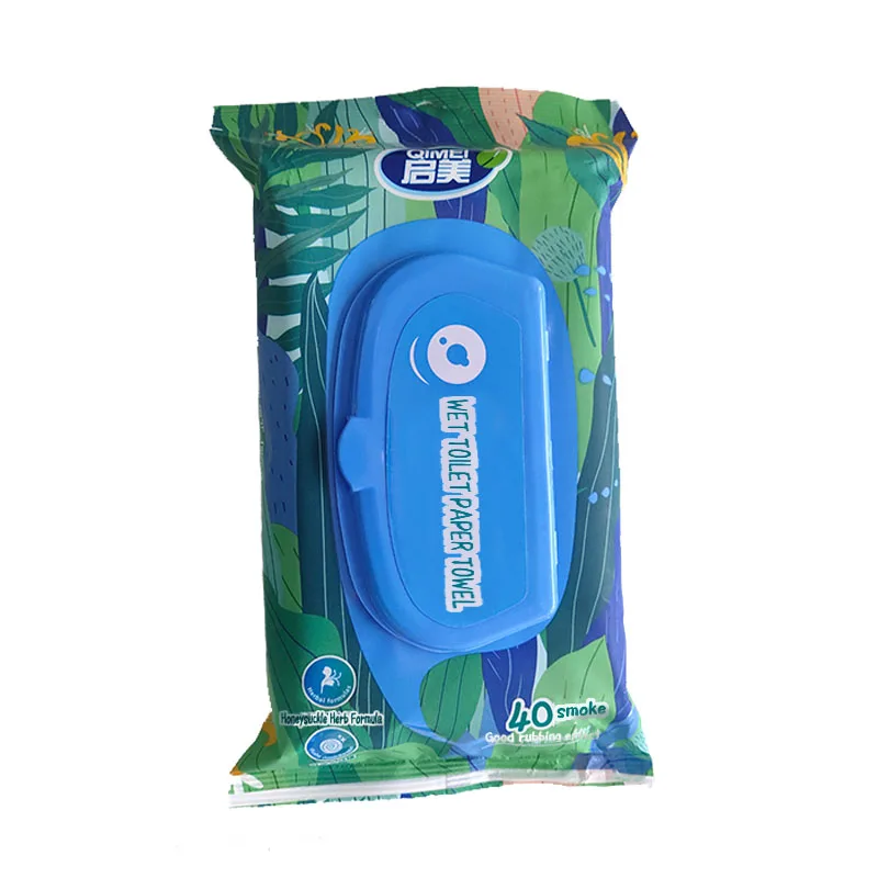 China High Quality Alcohol-Free And Fluorescent-Free Wet Toilet Paper House Restroom Wipe