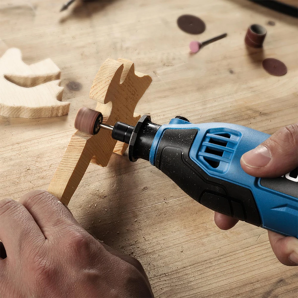 LUXTER 135W Rotary Tool 40pcs Accessories Set Flexible Shaft Power Cutting Engraving Carving Tools Mini Electric Rotary Tool Kit