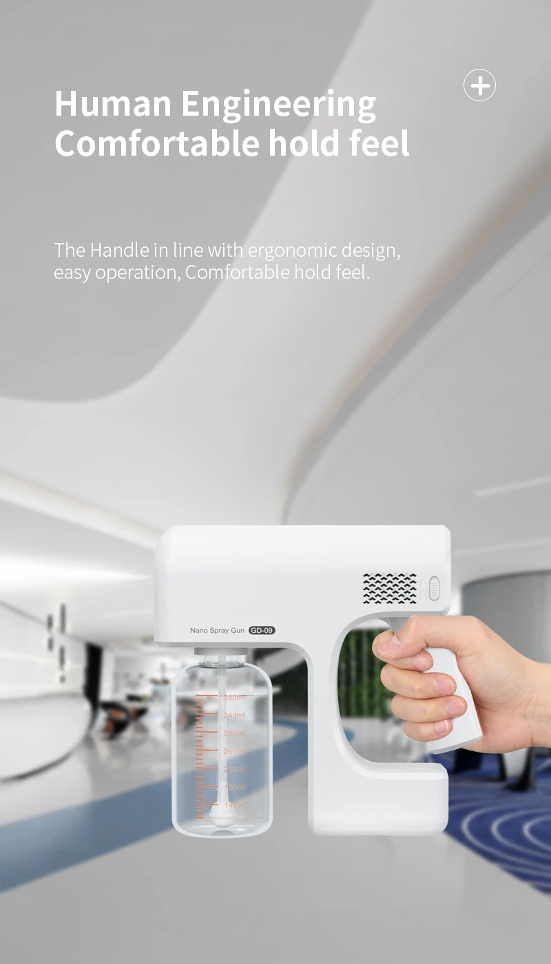 New design Nano Sprayer Machine Cordless Electric Fogger Large Capacity Handheld Rechargeable Atomizer Portable Nano Spray Gun