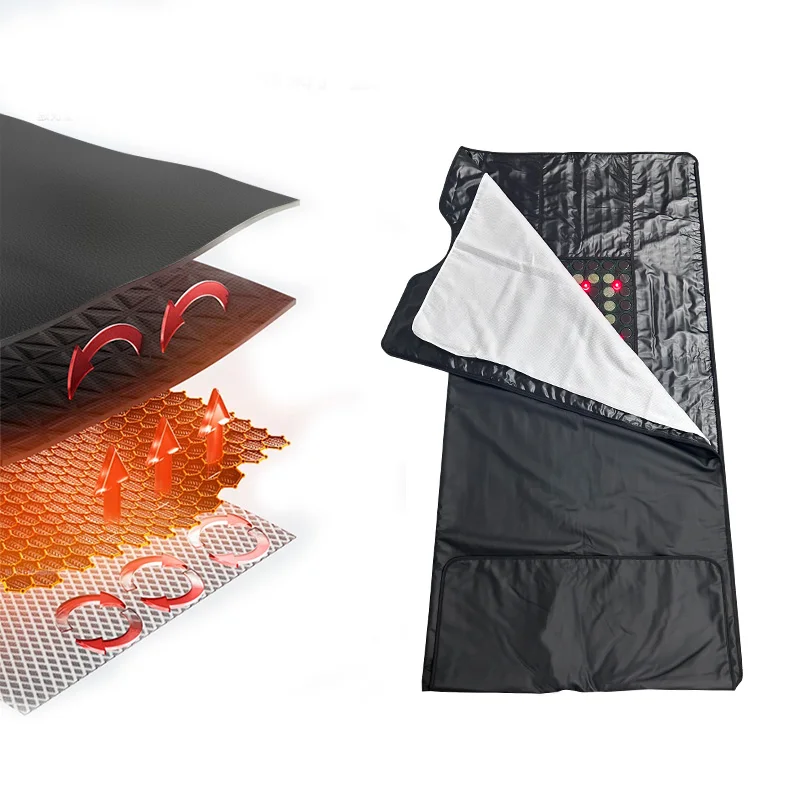 Btws promotional spa professionnel infrared sauna blanket Flame Retardant Sauna Blanket for weight loss and detox