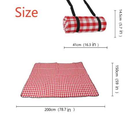 Оптовая продажа, складное одеяло для пляжа и пикника с индивидуальным логотипом BSCI