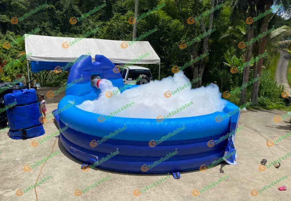 china manufacturer  Inflatable Foam Pit with foam machine fun  bouncing castles game for amusement park for party rentals