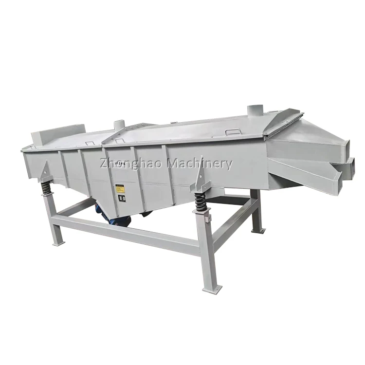 Large capacity rectangular vibration sifter petroleum coke separator linear vibrating sieve screening machine