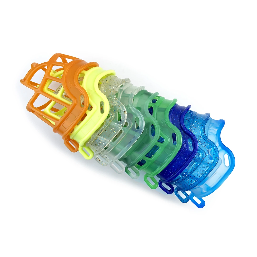 Custom dog face muzzle pet cat dog mouth muzzle adjustable dog cage muzzle