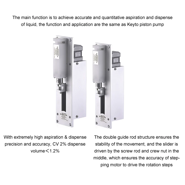 Keyto Wholesale Custom Single Channel Syringe Module Usage For Medical And Laboratory Analyzer