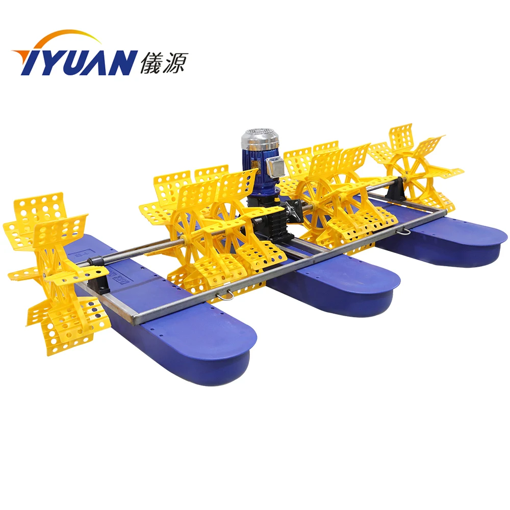 3HP 6 Impeller Paddle Wheel Aerator, fish farming equipment