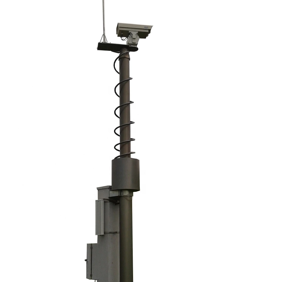Telescopic mast camera