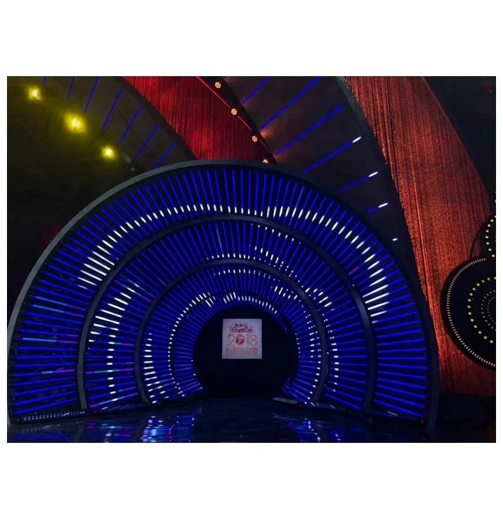 dj pixel strip led stage mapping lighting background