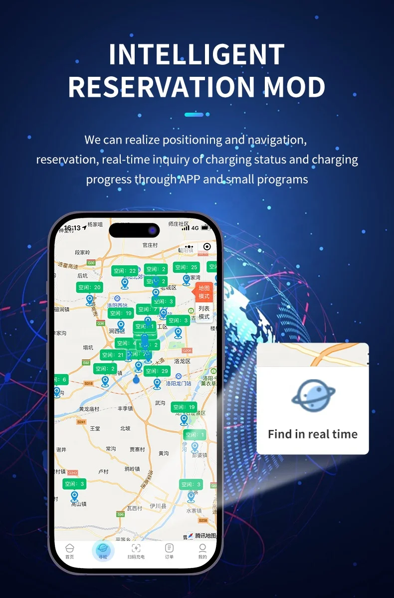 EV Charger Factory Manufacturer Ocpp Mennekes Type 2 32a 3 Phase 7kw 22kw Wallbox Fast Electric Charging Station EV Car Charger