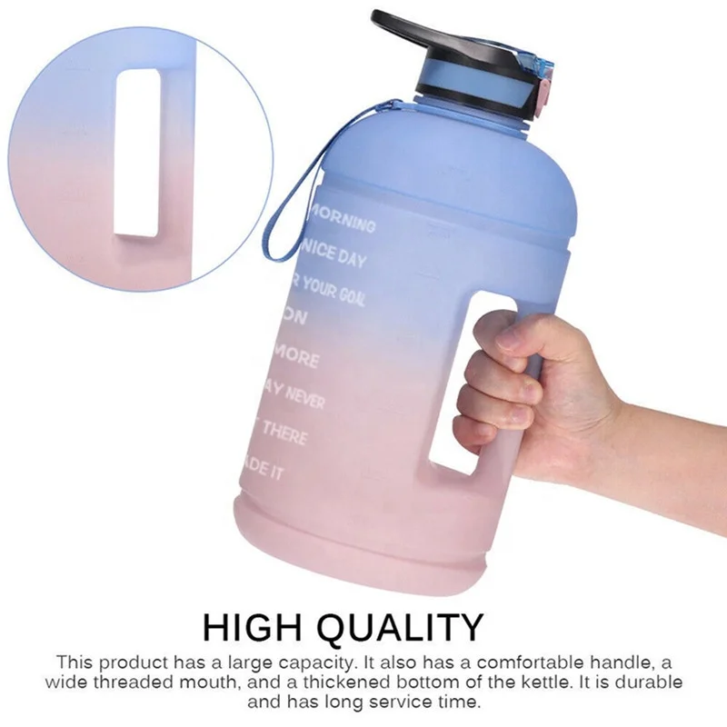 Hot Sell  1 Gallon 128OZ Leakproof BPA Free Drinking Sports Water Bottle Large Capacity Gym Sports water Bottles