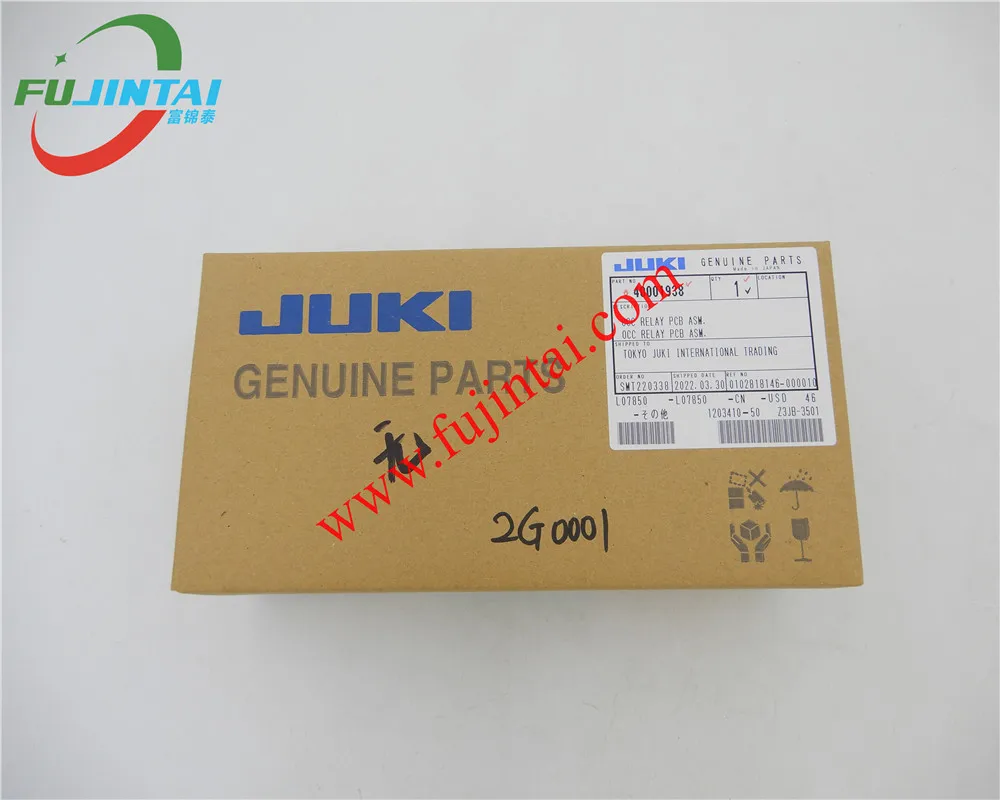 Детали машины SMT JUKI 2060 CX-1 OCC реле PCB ASM 40001938 в наличии