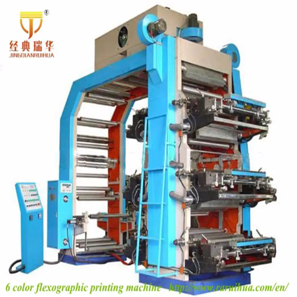 CE High Accuracy Flexo Printing One Color Label Paper Printer Flexographic Printers Machine