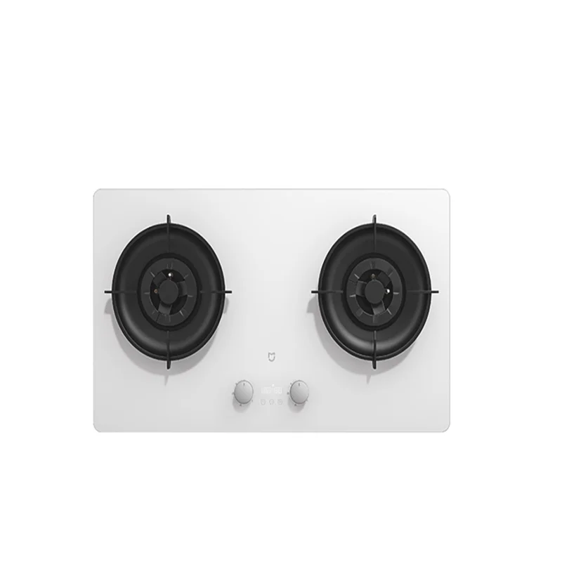 Xiaomi Mijia Smart Timer Gas Stove S2 White (Natural Gas) 5200W Fiery Flame Built-In Double Burner CN Version