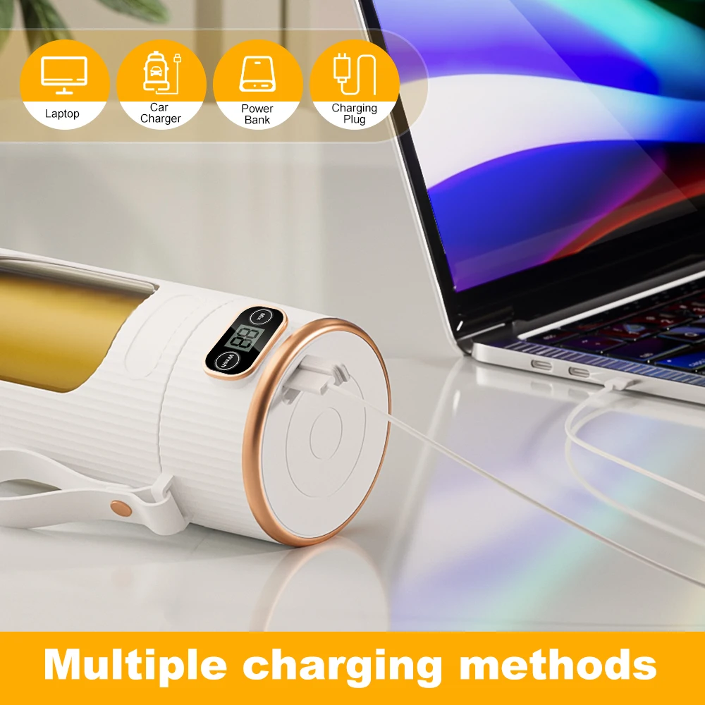 New Citrus Juicer Machine Electric Household juice extractor maker usb Rechargeable Usb Mini Hand Portable Fruit Blender mixer