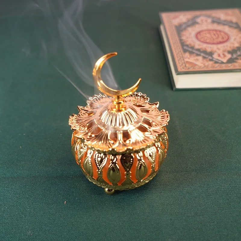 EID Mubarak Muslim Incense Burner Ramadan Decorations Aromatherapy Furnace