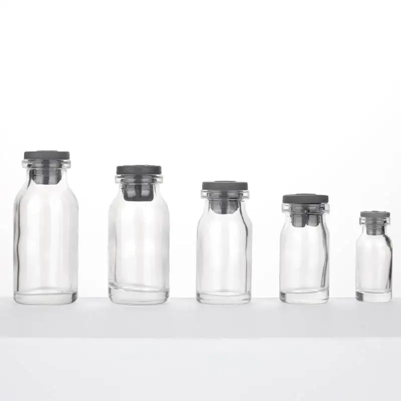 Small Freeze Dried Powder Moulded Glass Vial Bottle 2ml 5ml 7ml 8ml 10ml 12ml 15ml for Injection Medicine Beauty Salon