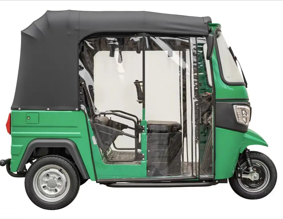 Bajaj 3 Wheeler  Electric Rickshaw Passenger Tricycle Tuk Tuk for Taxi