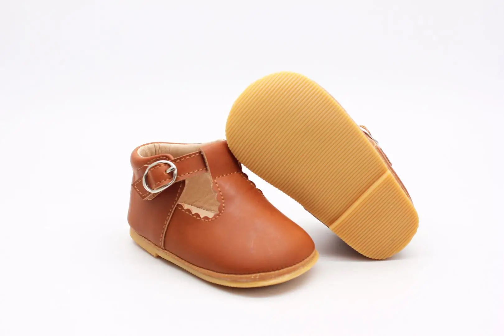 New fashion Rubber Sole T-Bar newborn prewalker Anti-slip toddler baby girl shoes