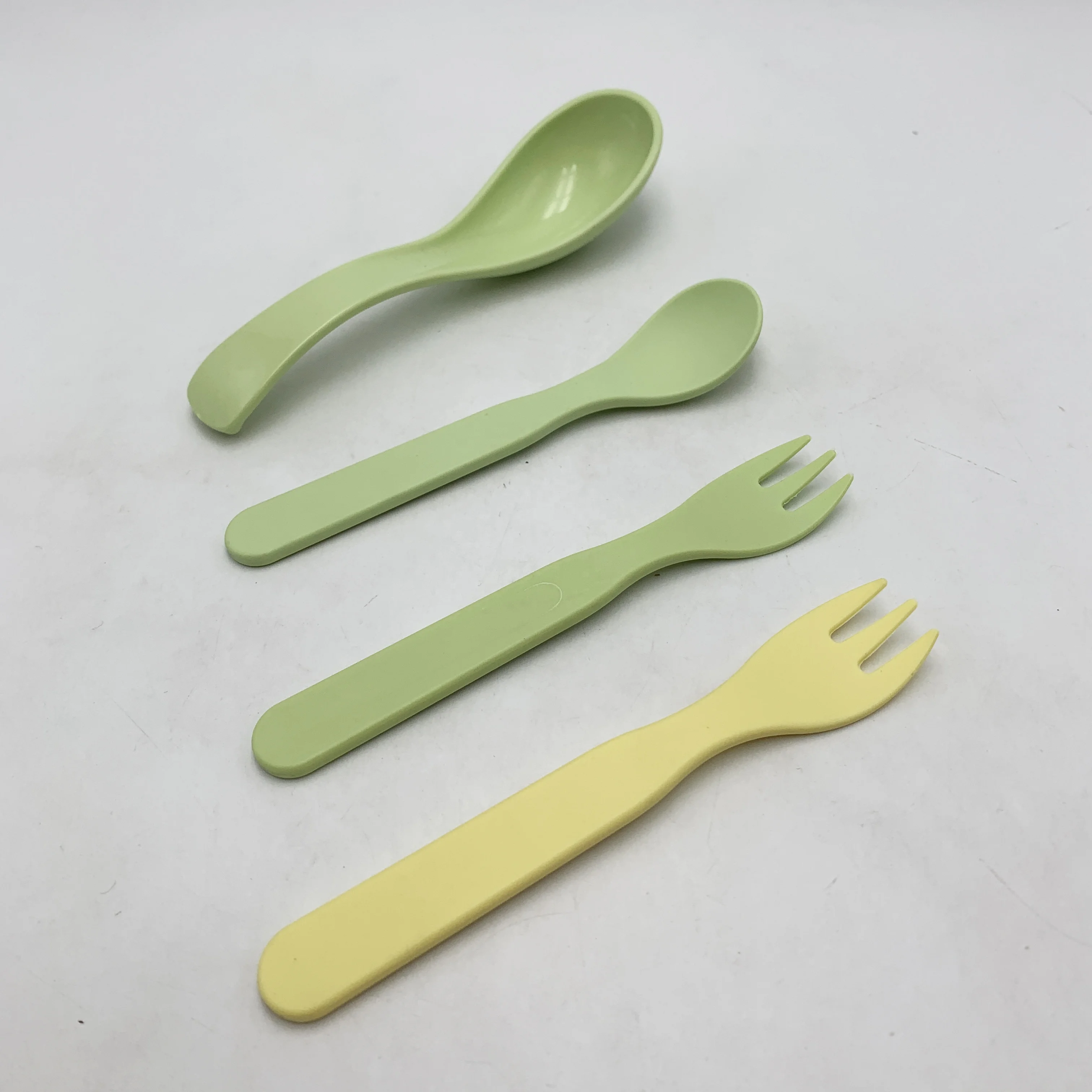 BPA free corn starch dinnerware bio spoon and fork