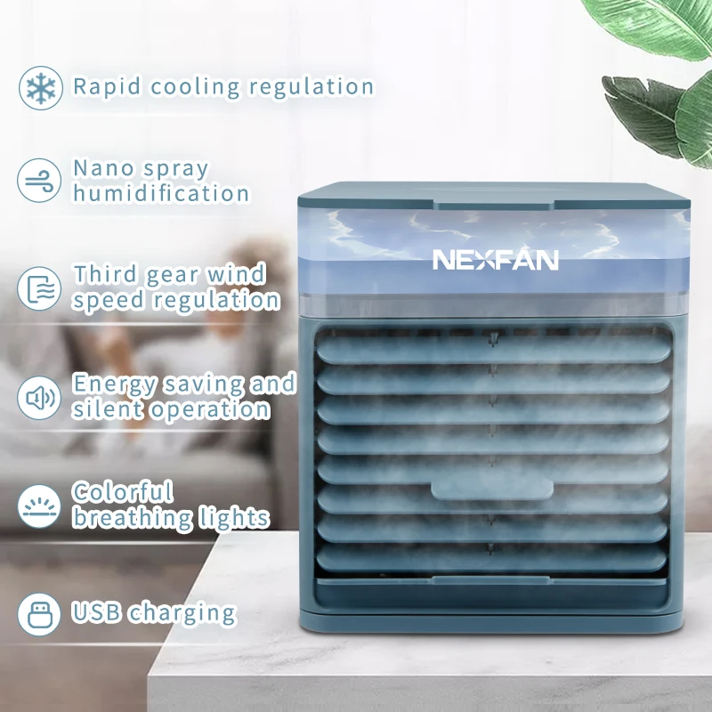  2021 г. NexFan ультрапортативный Лучший в мире мини-воздухоохладитель с мощным охлаждением и высокой
