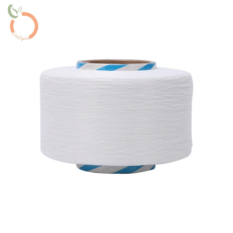Raw White 20D 30D 40D 70D 140D Spandex Bare Yarn For Rubber Thread SCY ACY DCY