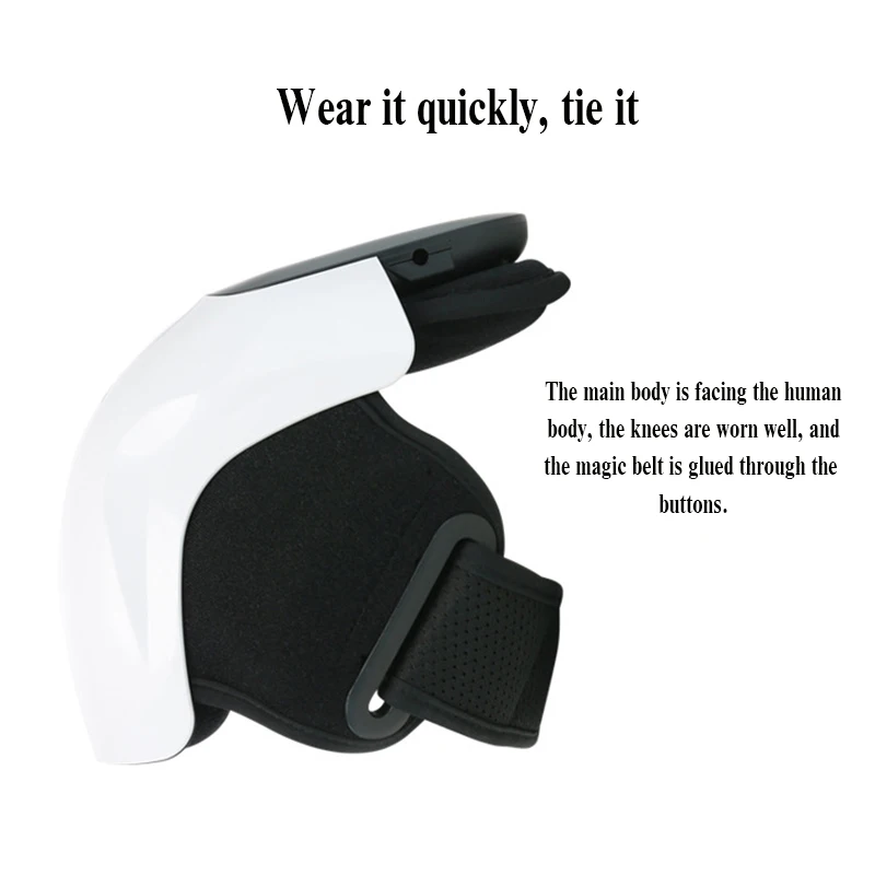 Electric Knee Massager Infrared Heating Massage for Knee Pain Relief Knee Air Pressure Vibration Massager