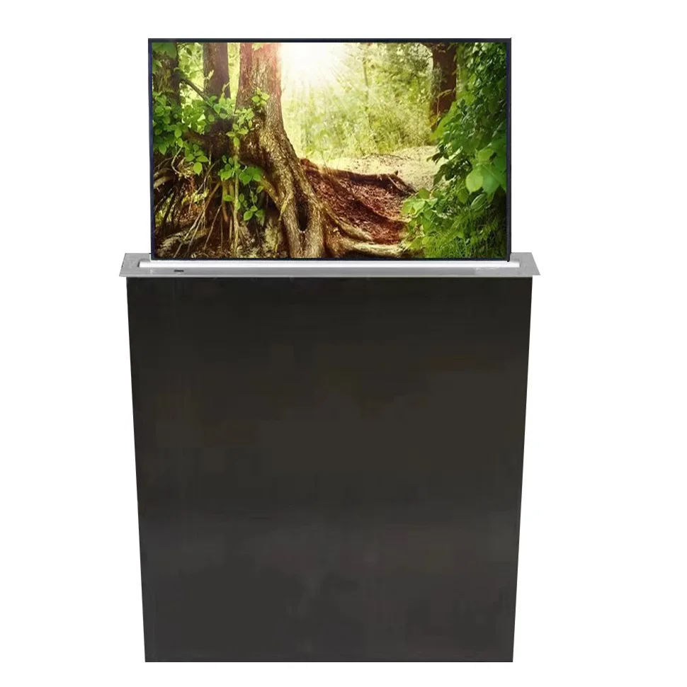 21.5 inch Audio System Paperless Video Multi Conference System Motorized Lcd Retractable Monitor Lift