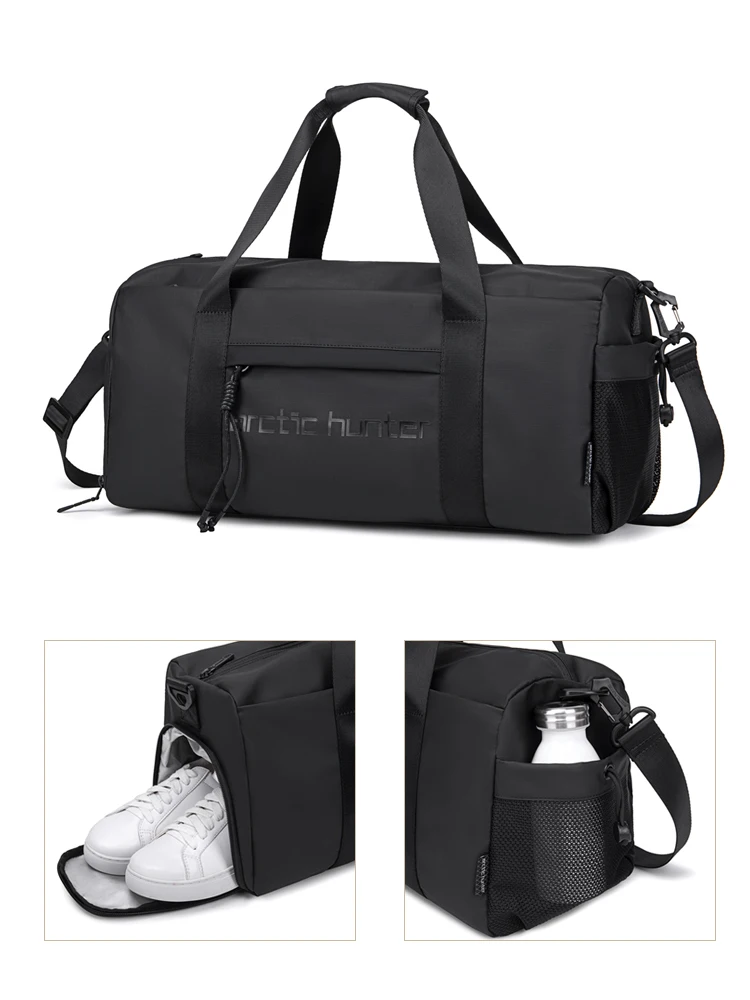 2023 ARCTIC HUNTER casual sports Men Gym Fitness Bag Waterproof Shoes Compartment Travel Bags Duffel Bag