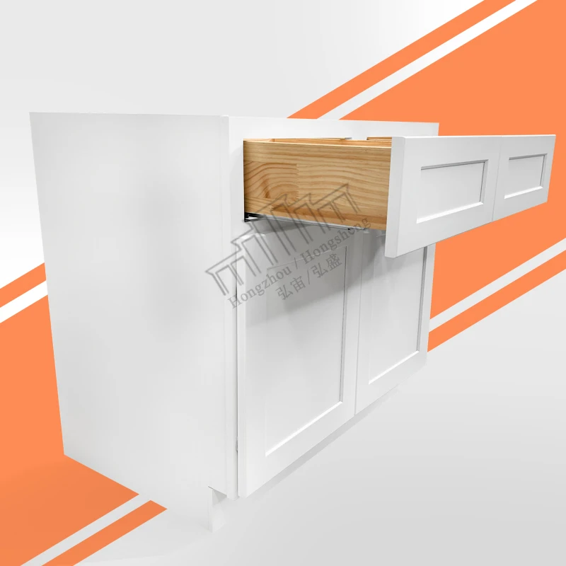 Ready To Ship American Warehouse B33-B36 In Stock RTA Kitchen Cabinets Free Shipping Affordable Solid Wood Cabinets For Remodel