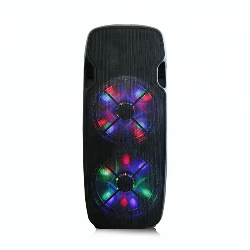 Double 15 inch  Professional audio bass BT Speaker With LED from manufacturer