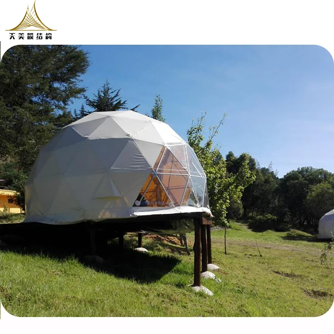 Открытый жеоды glamp купола дома сборный роскошный шатер
