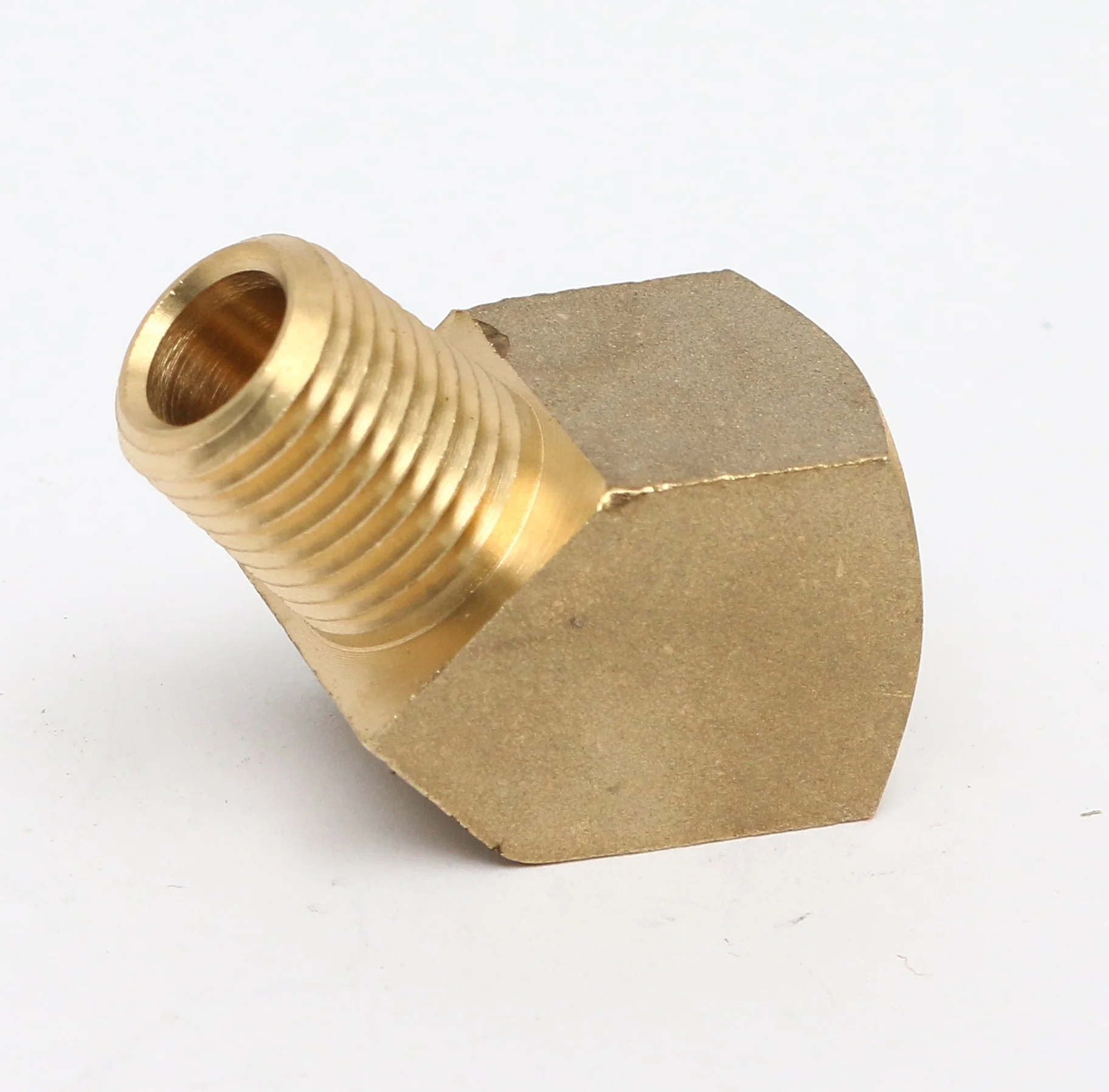 Key Forward Brass Fittings quick connector coupling 45 degree female thread materials brass plumbing fittings