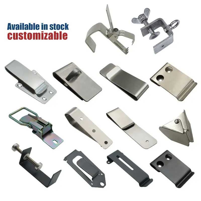 Factory Custom Fastener Clamps Metal Holster Money Clip Steel Holster Belt Clips