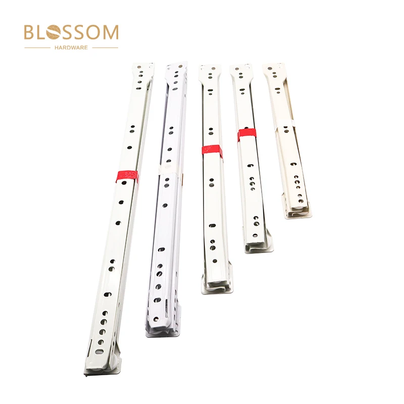 Furniture accessories drawer slide rail telescopic channel rainbow plating Steel Drawer Slide Kitchen