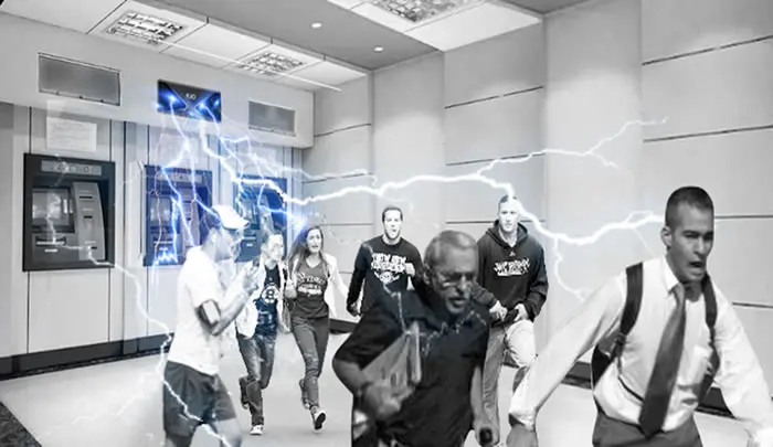 High Power Wall Mounted Thin Profile Active Acoustic Defense System Powerful Sonic Repellent