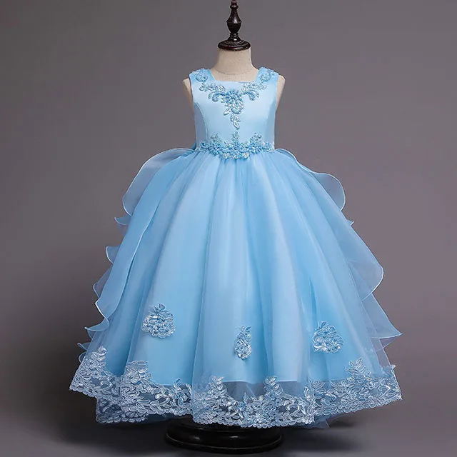 2019 christmas princess 10 years baby girls dress for costume