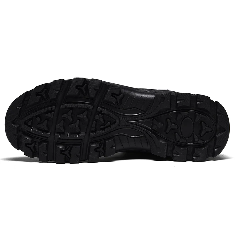 
High Cut New Model Large Size China Wholesale Thick Sole Fashion Winter Leather Boots for Men 2019 