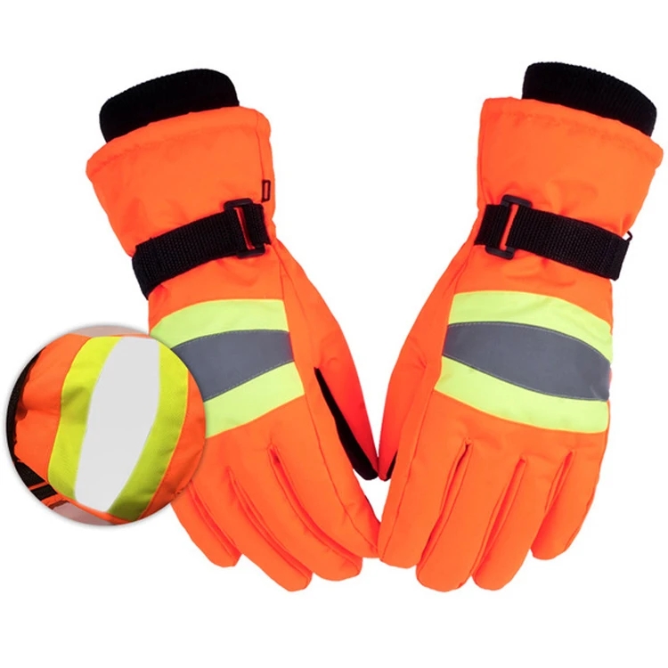
Leisure Thickness Playing Adults Kids Unisex Warm Skating Outdoor Snow Waterproof Winter Ski Gloves 