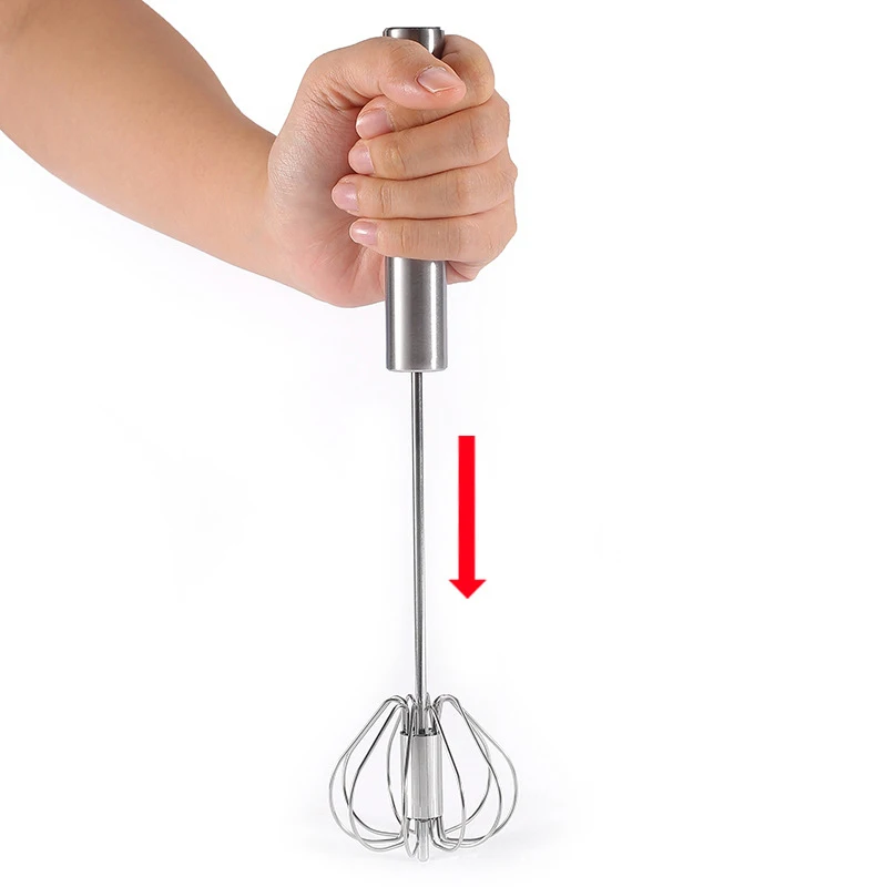 Household Hand Mixer Stainless Steel Handheld Egg