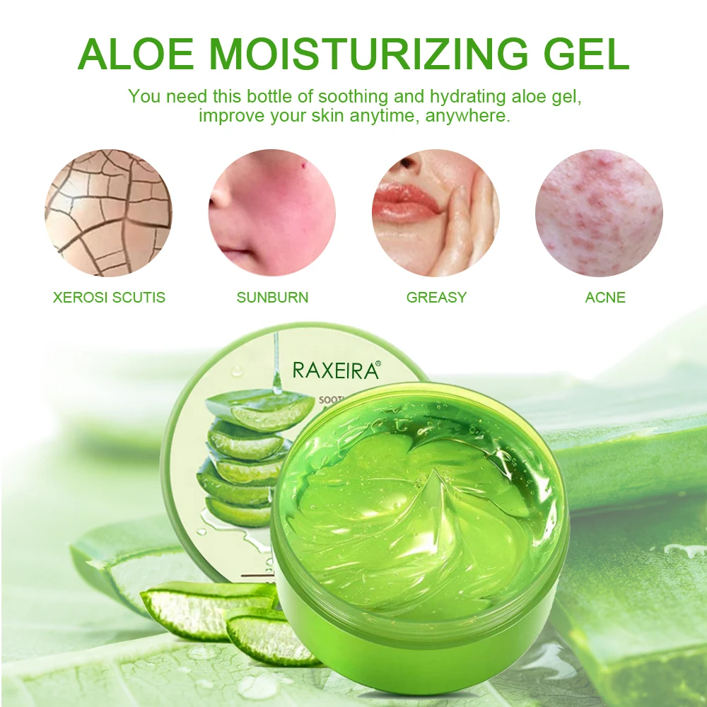 Bulk Organic Moisturizing & Nourishing Aloe Vera Soothing Gel For Acne Factory Price Aloe Vera Extract Face Cream