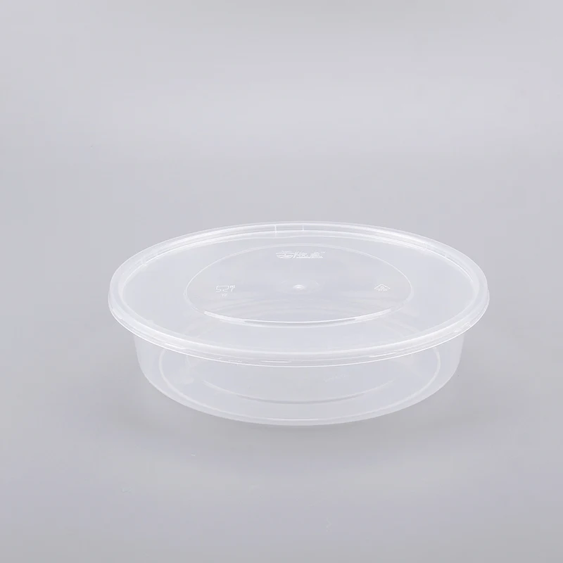 takeaway 2000ml clear disposable fruit salad big bowl disposable plastic with lids